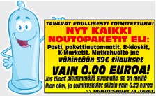 Toimituskulut alk 0.00 euroa