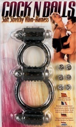 Cock N Balls Soft Strechy Vibro Harness