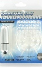 XLsucker - Vibrating Clit Flicker Cockring