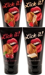 Lick-It, 50 ml, mansikkanännit