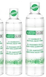 Waterglide 2-in-1 hieronta- ja liukuvoide Aloe Vera, 300 ml