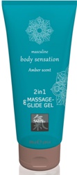 2-in-1 Massage & Glide Gel, amber